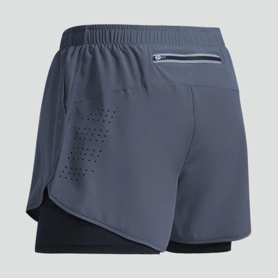 Short de running de compresión para hombre