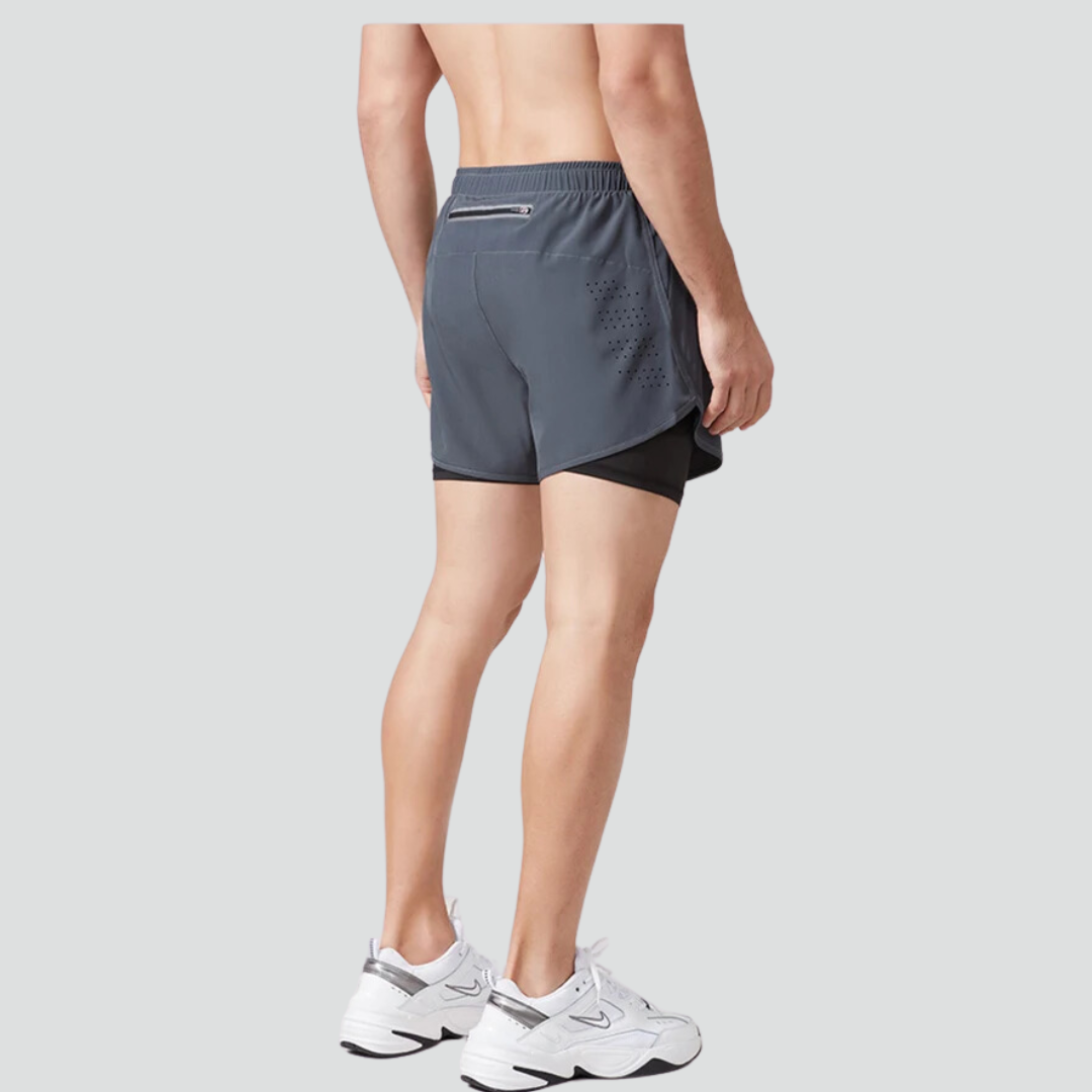 Short de running de compresión para hombre